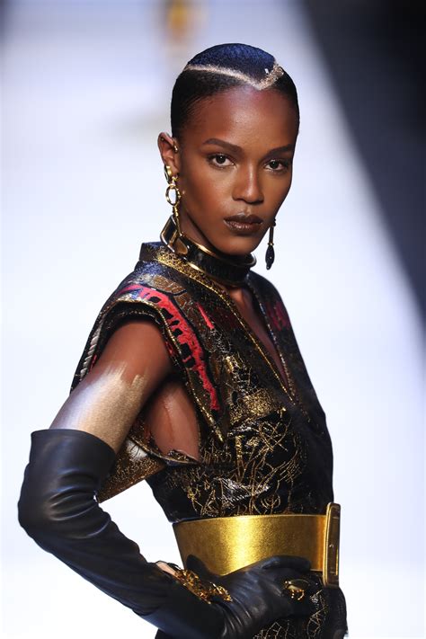 ebony models|List of black fashion models .